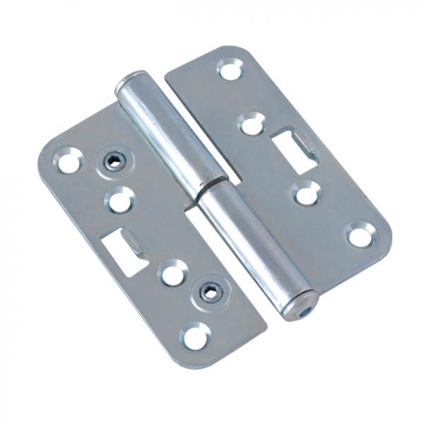Quality Zn White Steel Door Hinge 3mm Adjustable Burglary Proof Symmetrical for sale