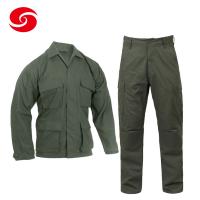 Quality Military Army Green Soldier Military Police Uniform Polyester Cotton Ripstop for sale
