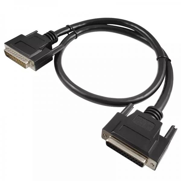 Quality D-Sub 25 Pin Connector Db25 To Db25 Parallel Communication Cables Male To Female for sale