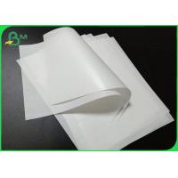 China 30g- 50g Food Grade White Kraft Paper Roll For Food Paper Bags Making factory