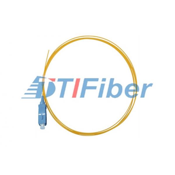 Quality Singlemode Simplex SC Fiber Optic Pigtail /  Optical Fiber Pigtail for sale