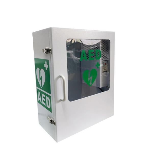 Quality IP45 Outdoor Heated AED Cabinet Waterproof With 9V 120db Alarm System for sale