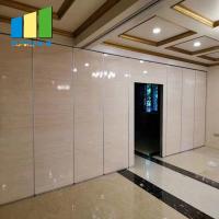 China Fabric Folding Movable Partition Office Sliding Partition Walls For Hotel factory