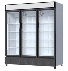 Quality 1592L 3 Doors Commercial Glass Door Freezer Beverage for sale