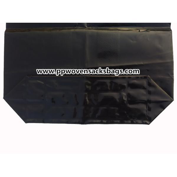 Quality Black PE Plastic Valve Sealed Bags for Packing Activated Carbon / 25kg Valve PE for sale