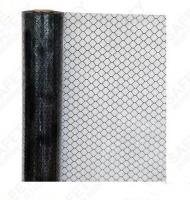 China Black / Clear Printed ESD Grid Curtain Anti Static PVC Sheet With Carbon Lines factory