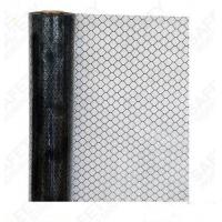 Quality Black / Clear Printed ESD Grid Curtain Anti Static PVC Sheet With Carbon Lines for sale