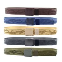 Quality Resin Woven Canvas Fabric Web Belt 110cm Buckle Tactical Battle Belt for sale