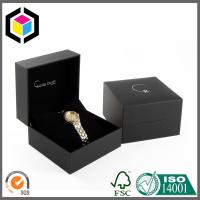 China Decorative Black Color Cardboard Watch Paper Box; Gift Watch Packaging Box factory