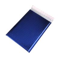 China Water Resistant Metallic Bubble Mailers Blue Padded Envelopes 8.5X14.5 #3 factory
