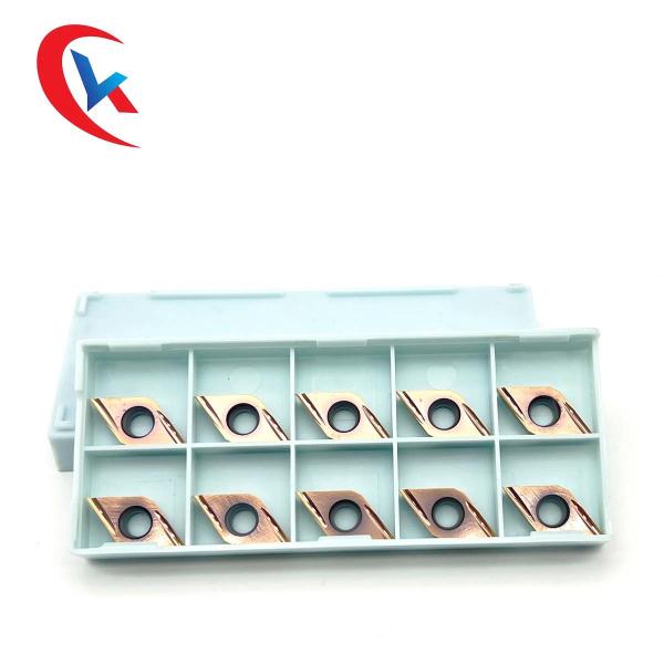 Quality Cermeted Boring Carbide Lathe Tool Inserts CVD Coating Moving Machine Cermet Blade  Tungsten Carbide Inserts for sale