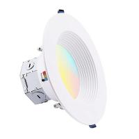 Quality Canless Integrated LED Flush Mount Light 6 Inch 1100lm 15w For Wet Location for sale