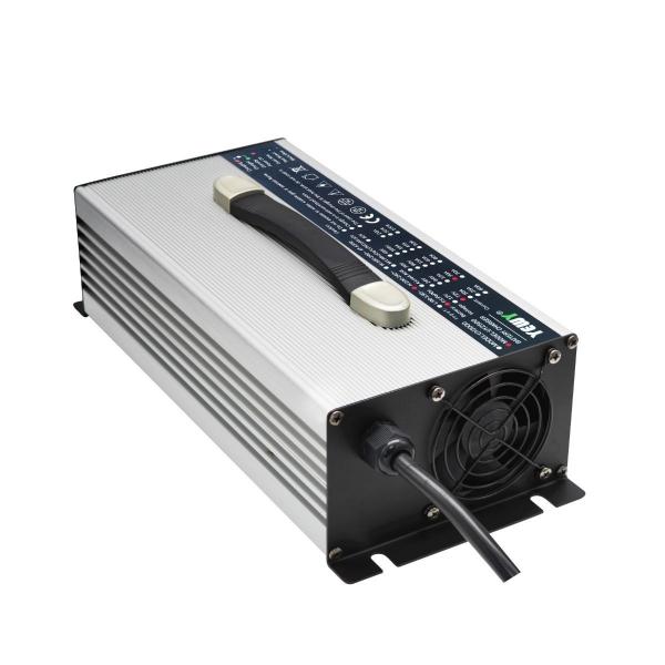 Quality 2500W Portable Li Ion Battery Charger 100A 12V Lithium Charger Stable for sale