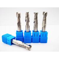 china CNC Woodworking Solid Carbide End Mills , Tungsten 2 Flat End Mill Cutters