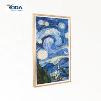 China Ash Wood Wireless Digital Picture Frame 1920*1080P Full View Angle On Wall factory