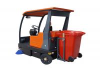 China Electric Broom Ride On Floor Sweeper Machine Battery Operated Full Automatic factory