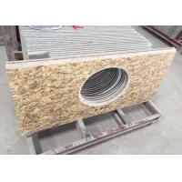 China Polished Granite Vanity Countertops / Granite Slab Countertop With Sink Hole factory