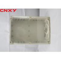 china Dustproof IP65 screw open-close type plastic junction box clear waterproof enclosure 263*182*95 mm