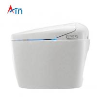 China Ceramic Bathroom Smart Toilet Automatic Operation , Round Toilet Bowl Shape factory