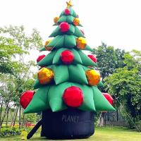 China Outdoor Advertising Inflatable Christmas Tree Giant Xmas Tree Ornament Christmas Tree Decoration factory
