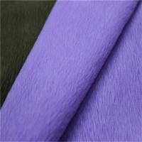China Plain Soft Toy Making Fabric Faux Fur Velboa Fabric  Customized Color factory