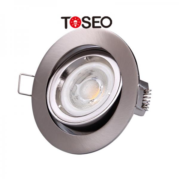 Quality 95mm Dia Gu10 Downlight Fitting Bedroom Round Recessed Downlight for sale