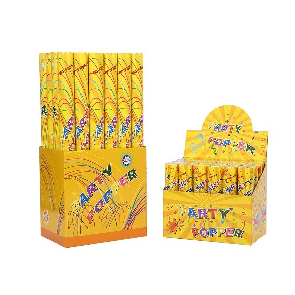 Quality Gold Foil Paper Flower Grain Party Confetti Cannon Shooter For Festival Celebration for sale