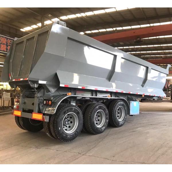 Quality Steel Truck Semi Trailer Air Suspension Semi Tipper Trailer 20ft 40ft 45ft for sale