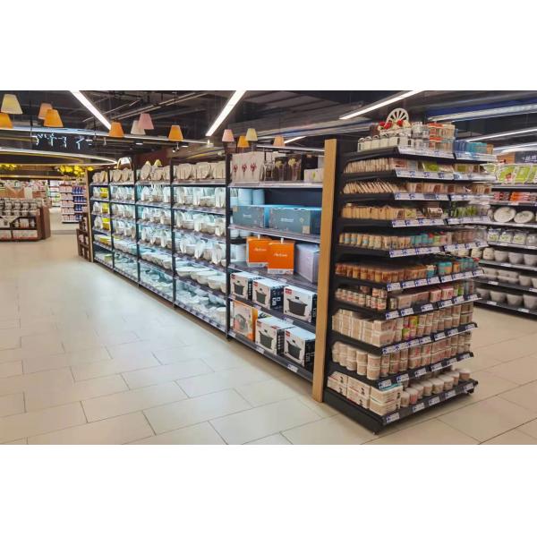 Quality Grocery Supermarket Storage Racks Multi Layers Gondola 80-120kg Weight capacity for sale