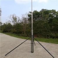 China 6063 Alu 12M 4 Legs CCTV Monitor Pole Portable Antenna Mast Universal Antenna Mast factory