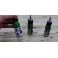 China 30ML 60ML Airbrush Solid Ink Tattoo Ink Medium Green Pure Plant Materials factory