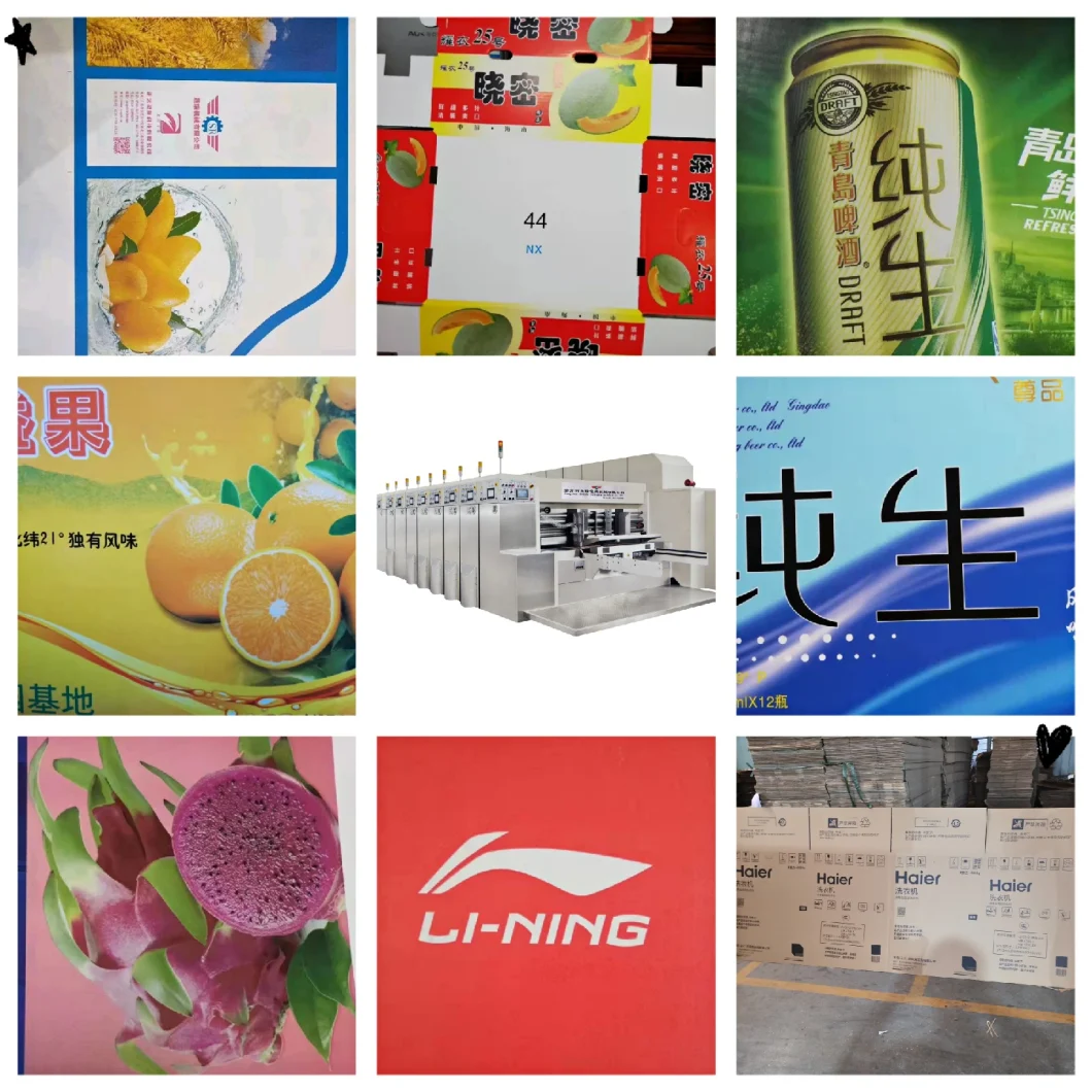 5 Colors Leading Edge Vacuum Transfer High Quality Flexographic Flexo Flexography Paper Box Printing Slotting Die Cutting Carton Making Machine