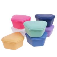 China Colorful Durable Dental Denture Box For False Teeth Oral Tooth Care factory
