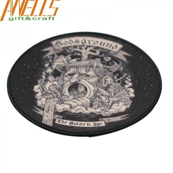 Quality Digital Print Embroidered Fabric Patches Skin Friendly For Clothing Heat for sale