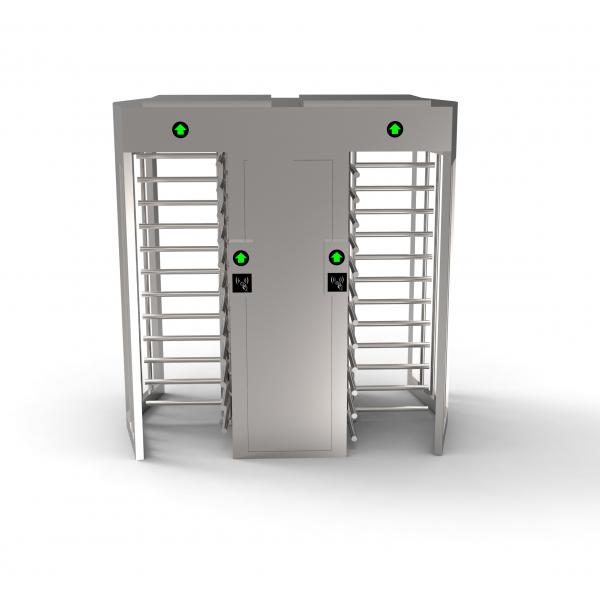 Quality Polished 304 Stainless Steel Full Height Turnstiles AC 220V 50Hz for sale