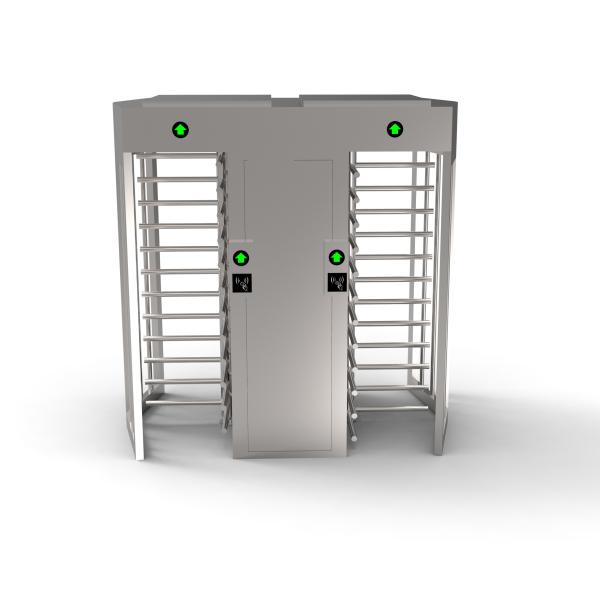 Quality Polished 304 Stainless Steel Full Height Turnstiles AC 220V 50Hz for sale