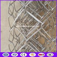 China ASTM A392 standard hot galvanized Chain link fencing 50X50mm with CE certificate for electric gate operators factory