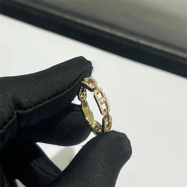 Quality Luxury Wedding 18k Gold Diamond Ring VVS Diamond Messika Diamond Ring for sale