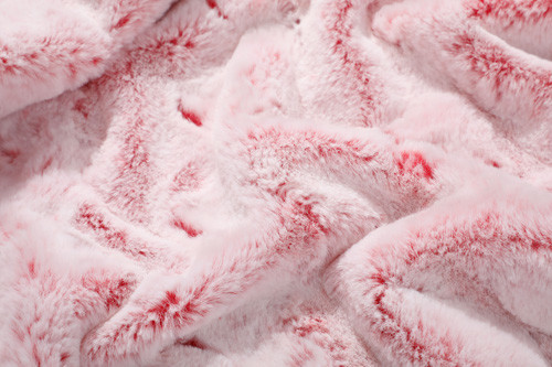 Quality Solid Red Imitation Rabbit Fur Polyester Faux Bunny 150cm for sale
