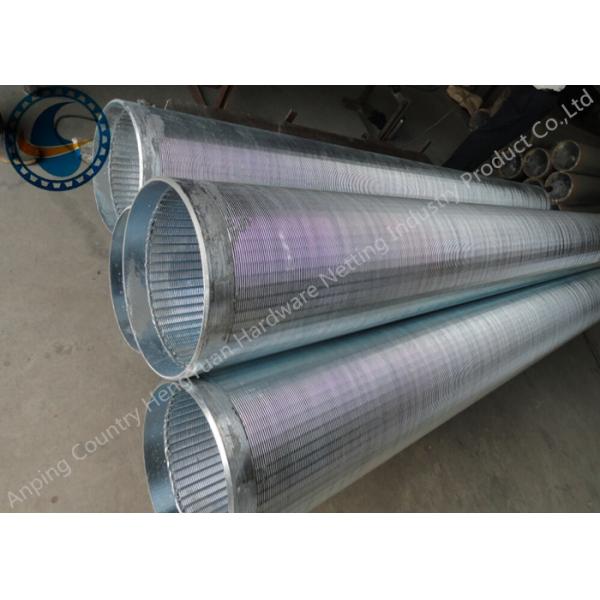 Quality Mechanical Strength Johnson Wedge Wire Screens Low Pressure Drop 10-3000mm Length for sale