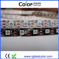 China 60led per meter black and white pcb apa104 led strip factory