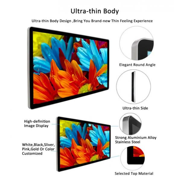 Quality Android 7.1 Indoor Digital Advertising Screens Wifi LAN 4G CMS Optional for sale