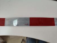 Buy cheap Metalised Self Adhesive Red And White Reflective Tape For Truck Car from wholesalers