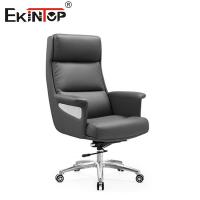China Modern Black Leather Lift Chair PU Armrest High Back factory