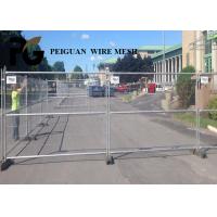 Quality Heavy Duty Construction Site Fencing , Outdoor Building Site Security Fencing for sale