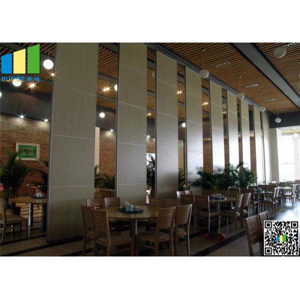 Quality Acoustic Hanging Office Partition Wall , Gypsum Movable Folding Hotel Wall for sale
