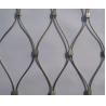 China Diamond Ferruled Flexible Cable Mesh SS Material High Open Area Animal Enclosure factory