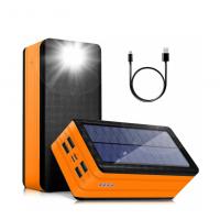 China Wireless Portable Solar Battery Bank Phone Charger 50000mAh Power factory