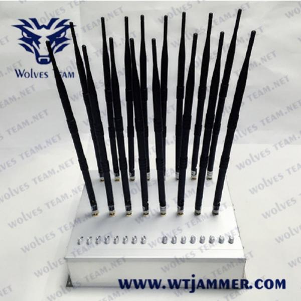 Quality Desktop Cell Phone Signal Blocking Jammer GPS WIFI 5.8G 3G 4G 5G for sale