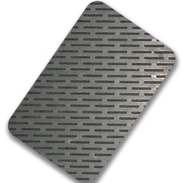 Quality Custom SUS 304 316 316l 3mm Perforated Stainless Steel Sheet For Dining Hall Screen for sale
